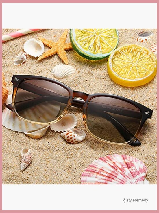 Polarized Sunglasses with UV400 Protection, Plastic Frames main image 5
